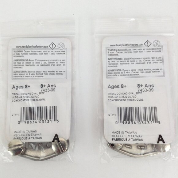 Lot of 13 Tandy Leather Factory Concho Angel Fire Tribal Texas Star Mesa Yucca - Picture 8 of 16